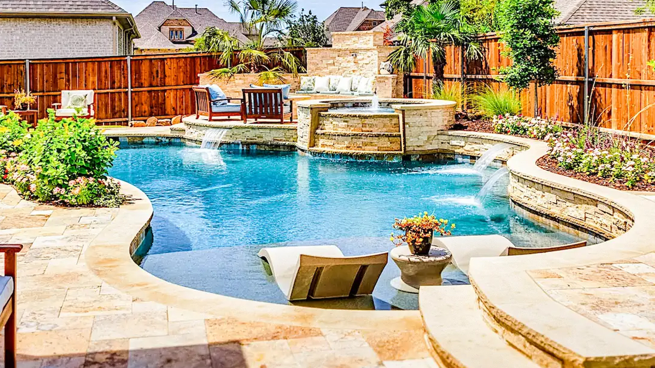  Tulsa custom pool features