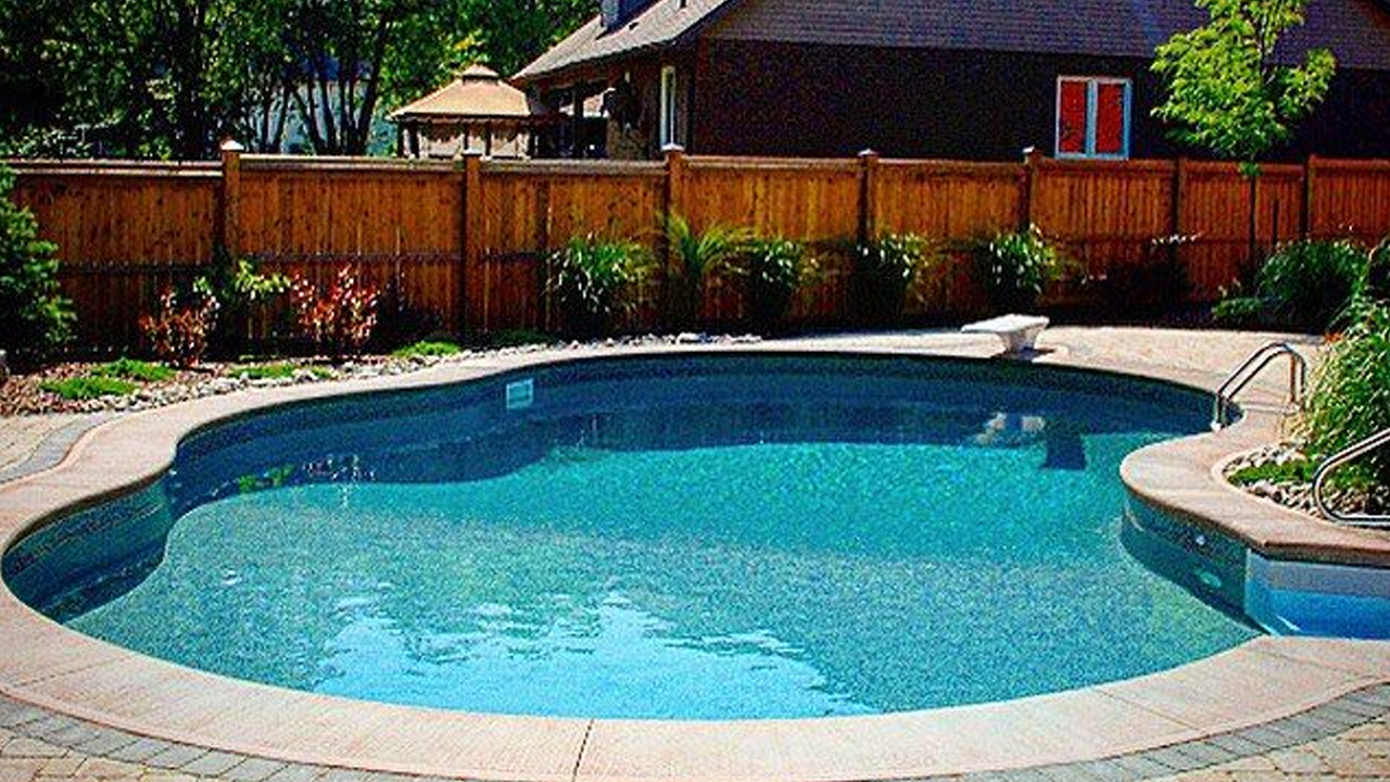Inground pool landscaping Tulsa