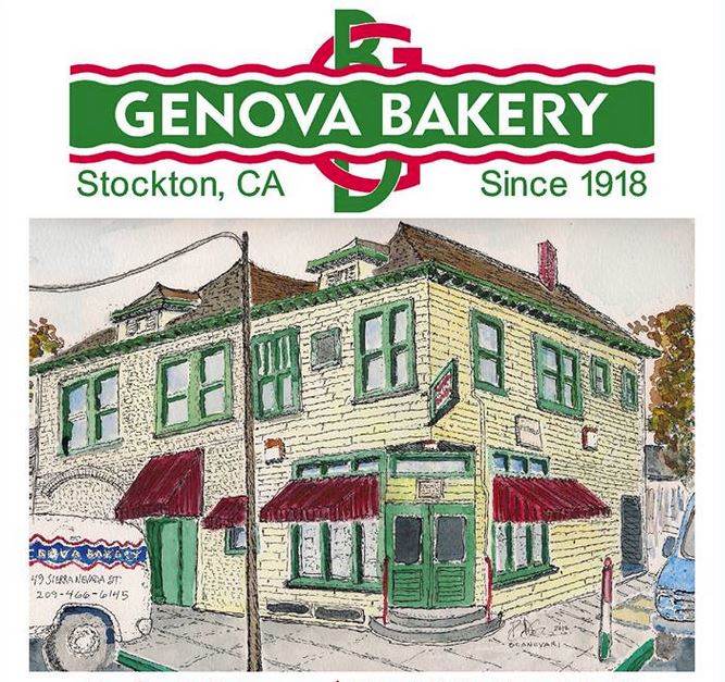 Genova Bakery Stockton, CA Since 1918