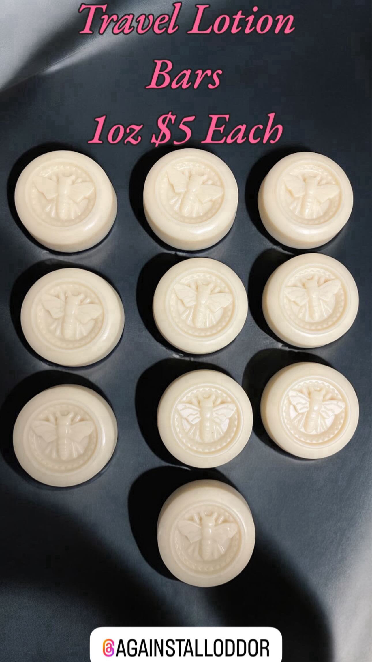 Travel Lotion Bars