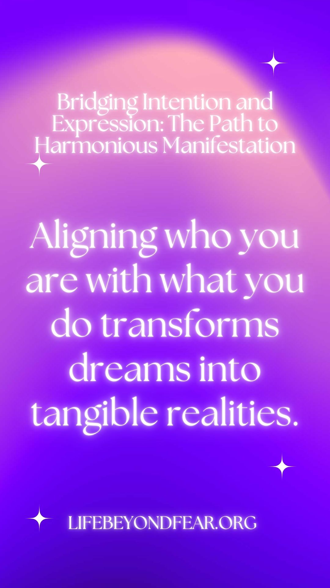 Harmonious Manifestation