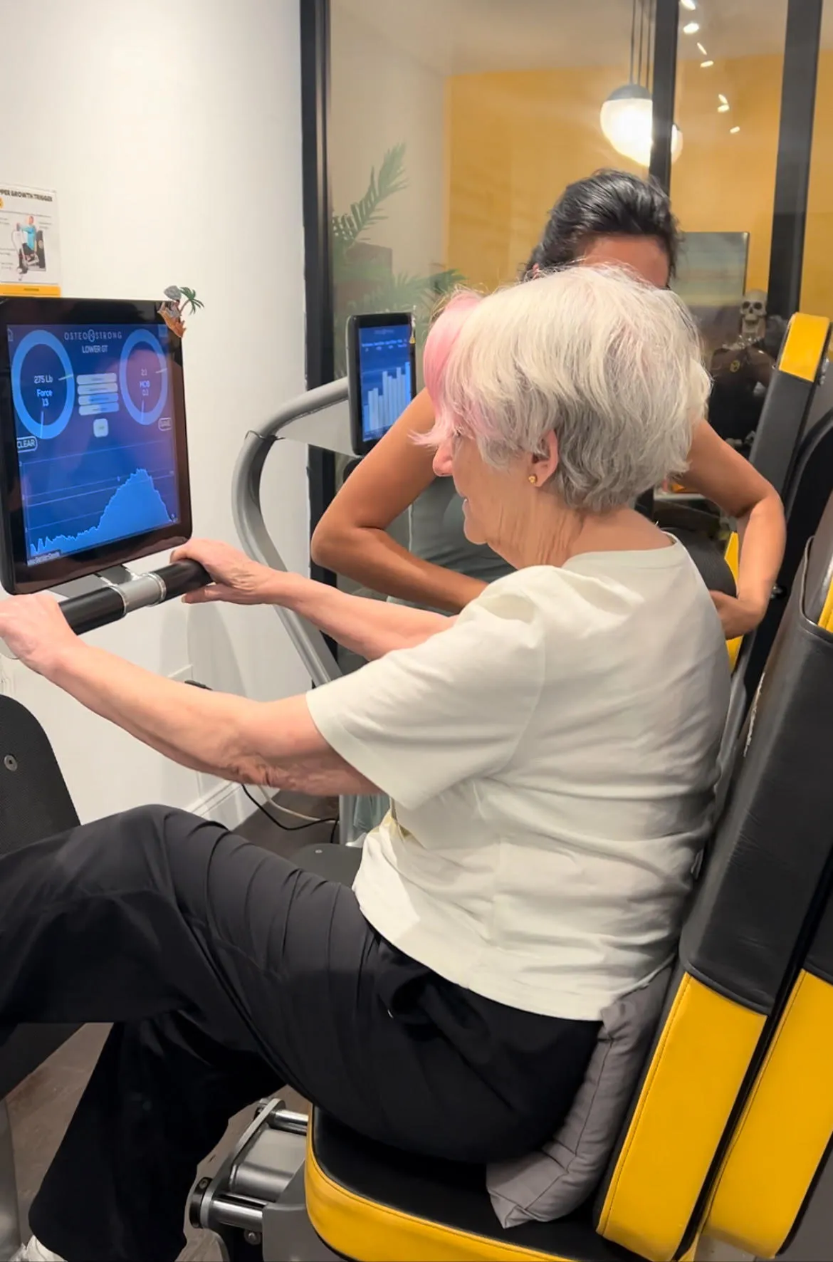 Woman doing exercise