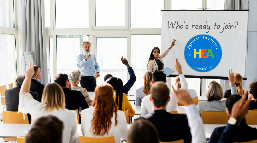 Hypnosis Education Association banner- ready to join HEA Hypnosis Education Association banner- ready to join HEA