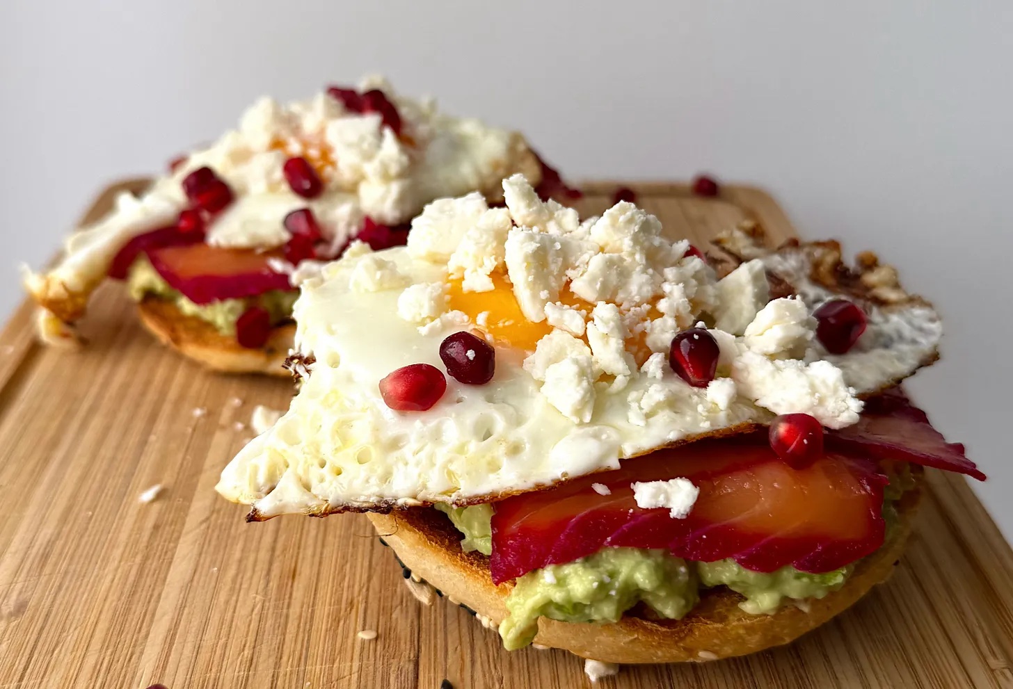 Bagel de salmón, desayuno fácil Bagel de salmón, desayuno fácil