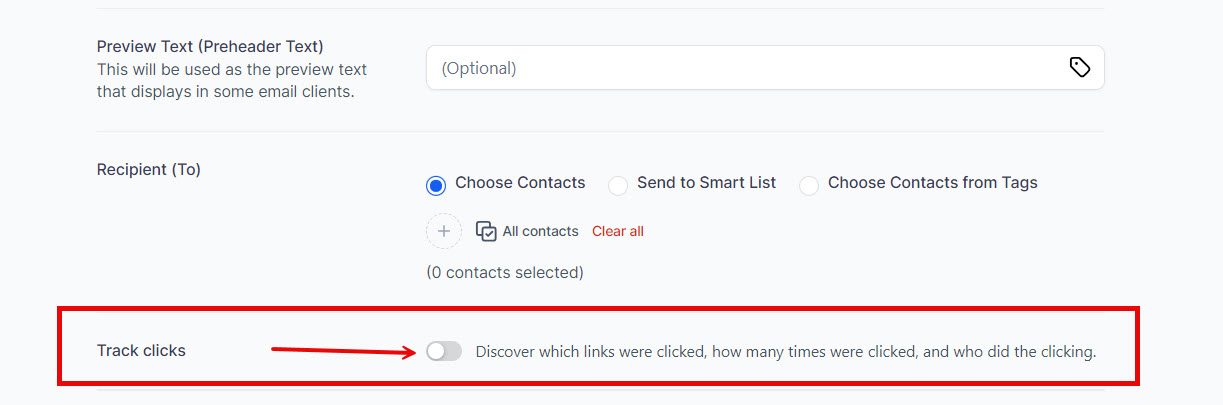 click performance metrics