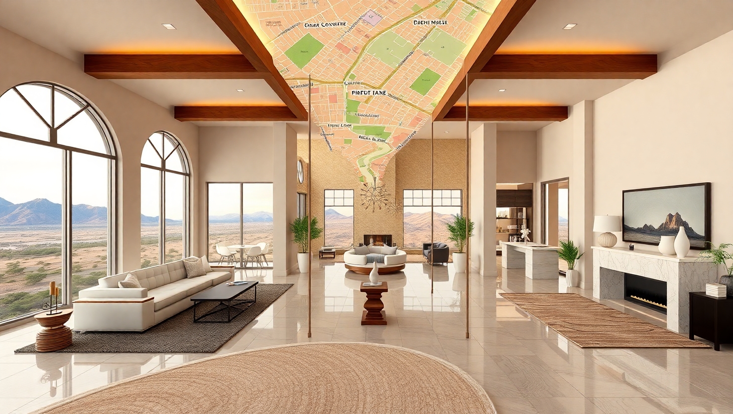 A spacious, modern living room in Summerlin with large arched windows offering panoramic views of the desert and Red Rock mountains. The elegant interior features neutral tones, contemporary furniture, and a fireplace. A large map of the Summerlin area is creatively displayed on the ceiling, emphasizing the desirable location. Related What are some creative ideas for alt text for Summerlin images How can I make my alt text more descriptive of Summerlin landmarks Are there specific features of Summerlin I should highlight in alt text How do I ensure my alt text is accessible and SEO optimized for Summerlin scenes What common mistakes should I avoid when writing alt text for Summerlin photos A spacious, modern living room in Summerlin with large arched windows offering panoramic views of the desert and Red Rock mountains. The elegant interior features neutral tones, contemporary furniture, and a fireplace. A large map of the Summerlin area is creatively displayed on the ceiling, emphasizing the desirable location. Related What are some creative ideas for alt text for Summerlin images How can I make my alt text more descriptive of Summerlin landmarks Are there specific features of Summerlin I should highlight in alt text How do I ensure my alt text is accessible and SEO optimized for Summerlin scenes What common mistakes should I avoid when writing alt text for Summerlin photos