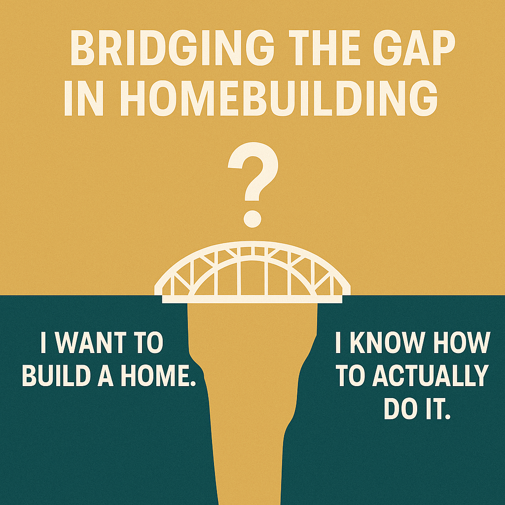 Bridge between wanting to build and building Bridge between wanting to build and building