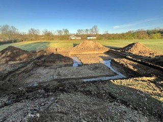Higgins Home Excavation Complete Higgins Home Excavation Complete