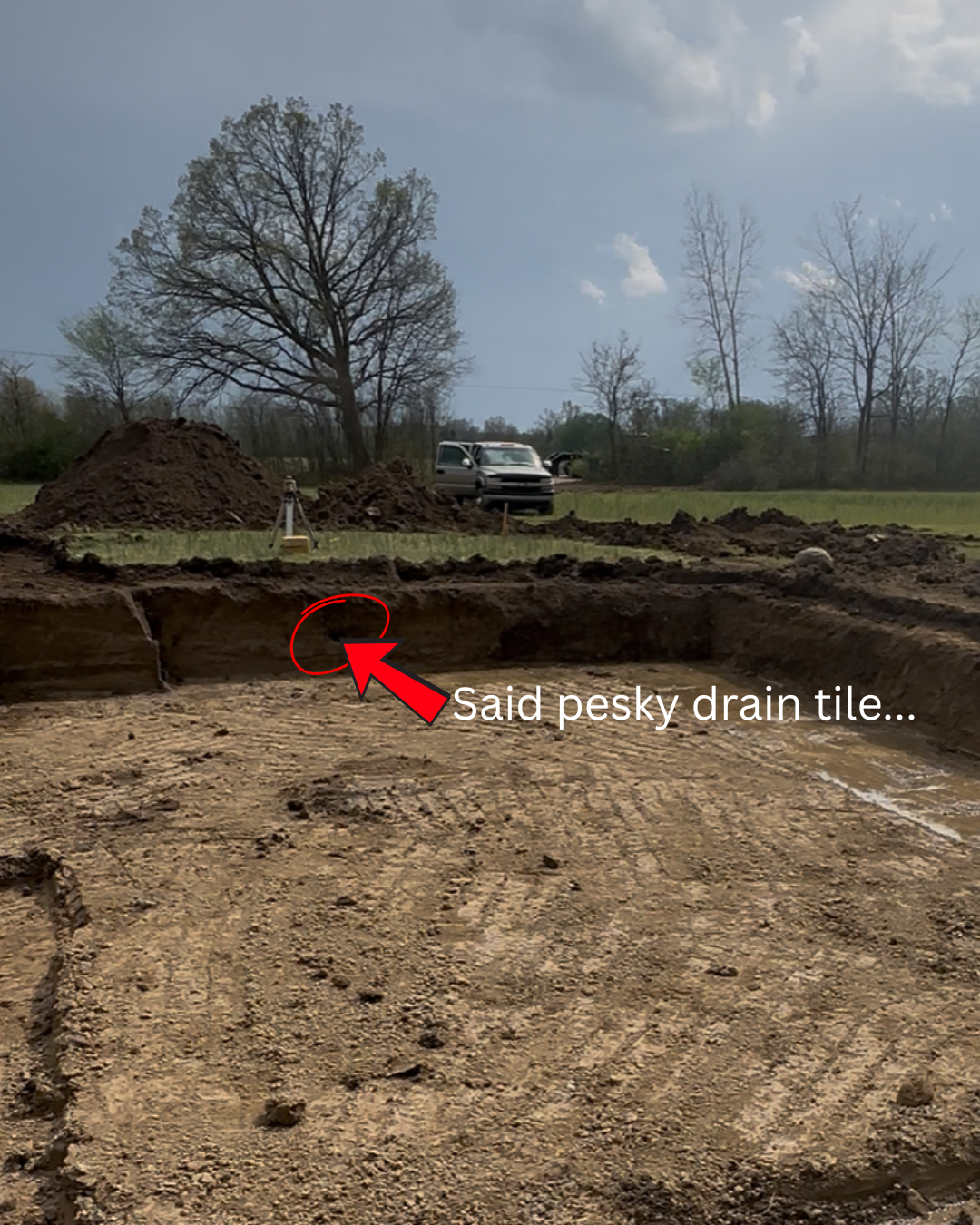 Pesky drain tile Pesky drain tile
