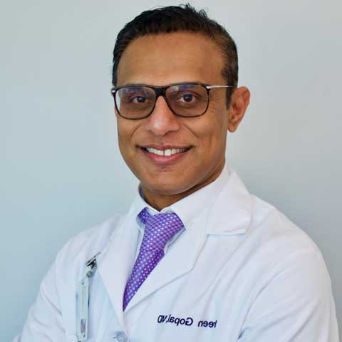 Dr. Sireen Gopal, triple-board certified in physical medicine & rehabilitation, pain medicine, neuromuscular medicine, offers expertise in functional medicine, regenerative medicine, PRP therapy, and stem cell therapy for joint, tendon, and cartilage issues. With a background from Albert Einstein College of Medicine and Montefiore Medical Center, he founded Vitality Medicine of New York, focusing on longevity, anti-aging, and functional medicine. He practices what he preaches, utilizing PRP and stem cell therapy for his own knee health, and remains active in sports. He also founded New York Spine & Sports Rehabilitation Medicine, with locations in NYC and Westchester.