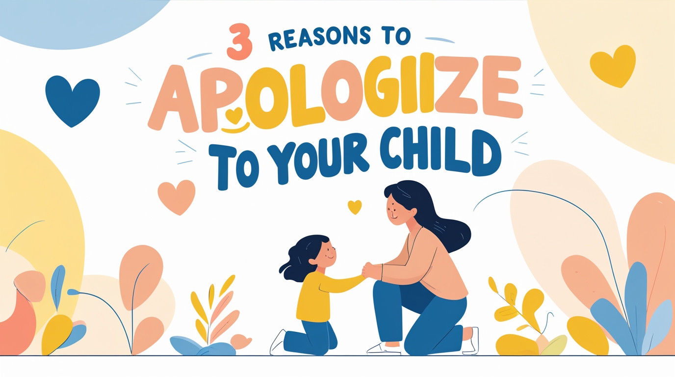 3 reasons to apologize to your child 3 reasons to apologize to your child
