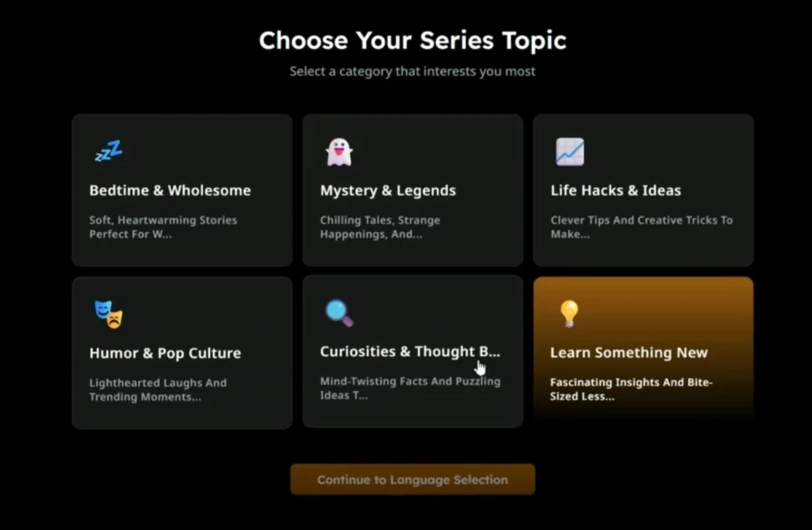 choose a topic choose a topic