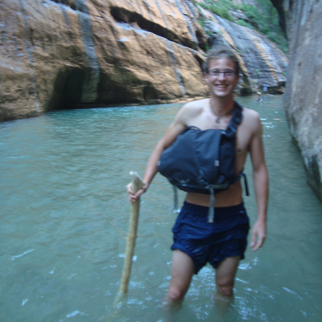 Tobias in Zion National Park