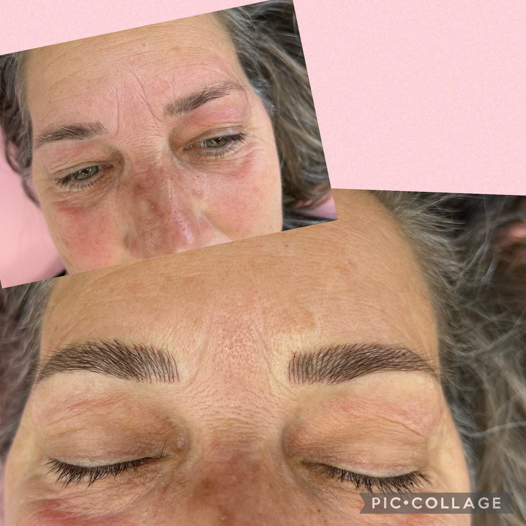 Lip Blushing Before & After