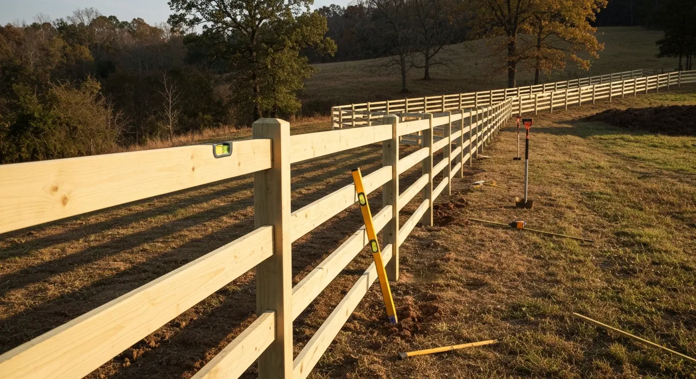 Fence installation