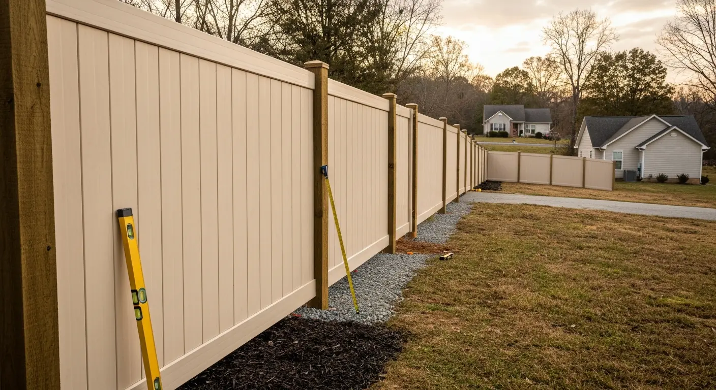 Fence installation in Maryville TN