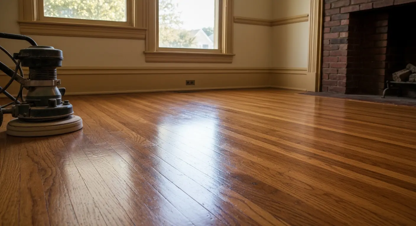 Floor refinishing service