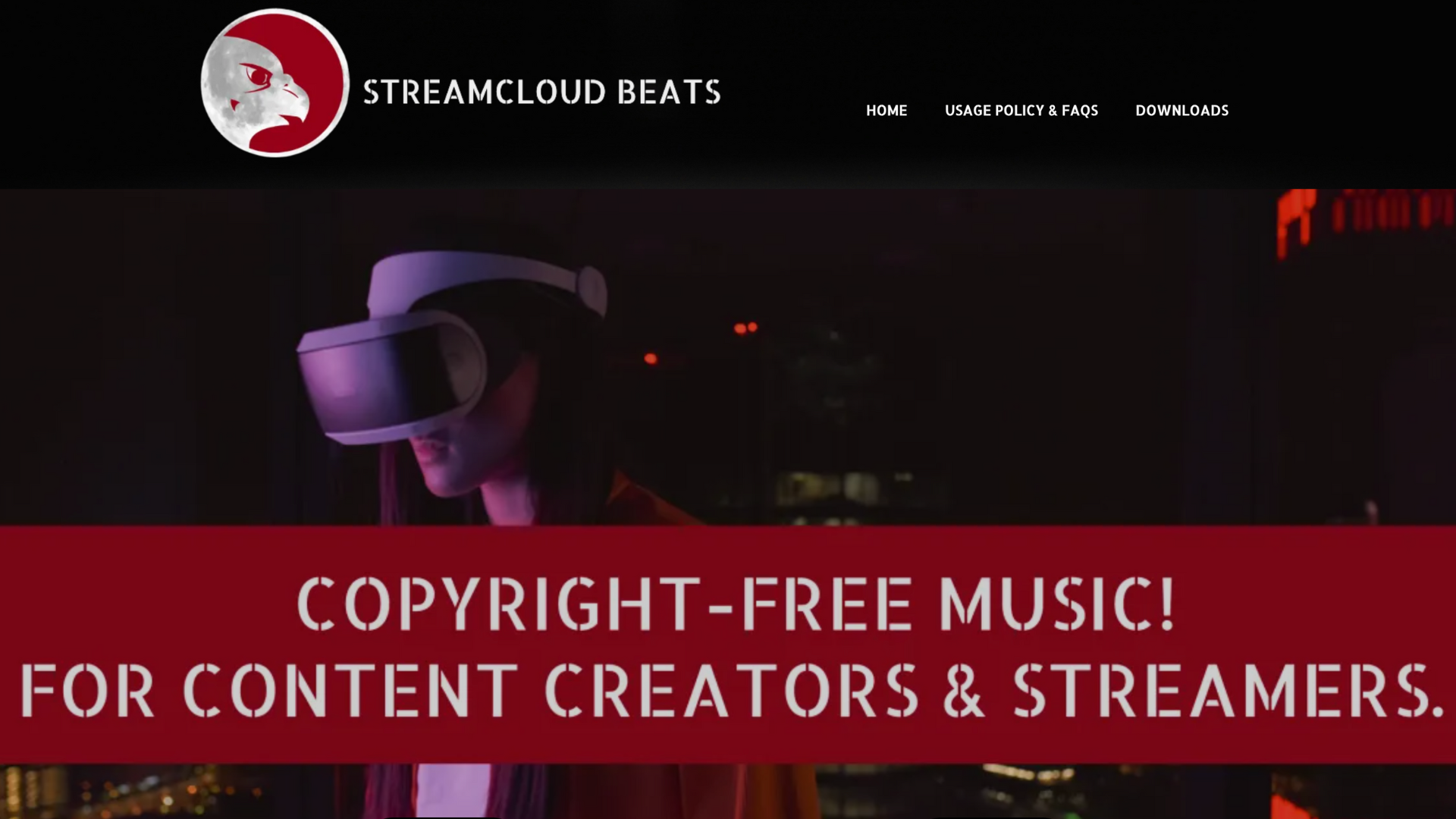 StreamCloud Beats Website