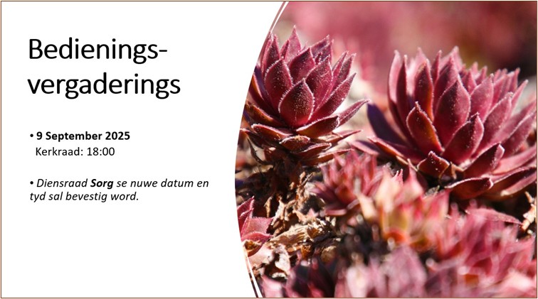 bediening bediening
