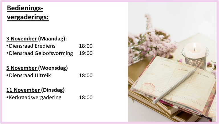 vergaderings vergaderings