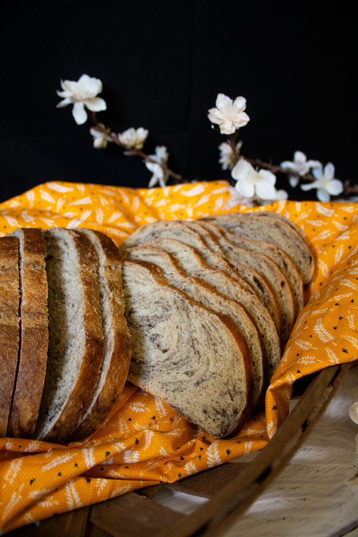 Sourdough Marbled Rye Bread