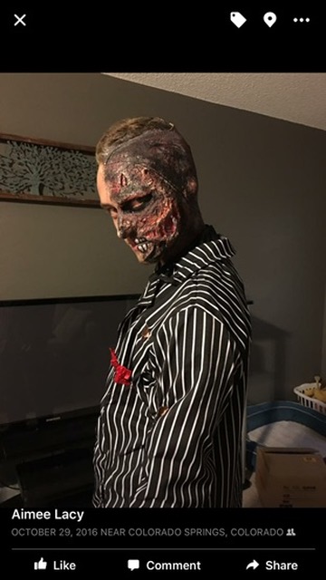Face painting butterfly design