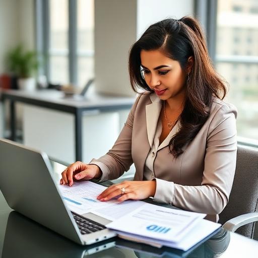 Modern commercial real estate development project