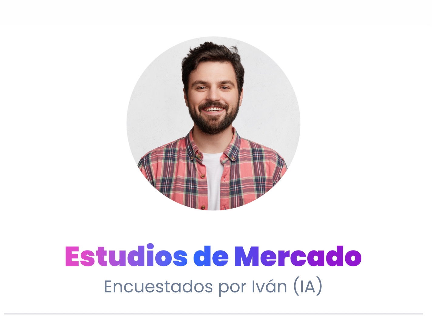 Profile and Text Image