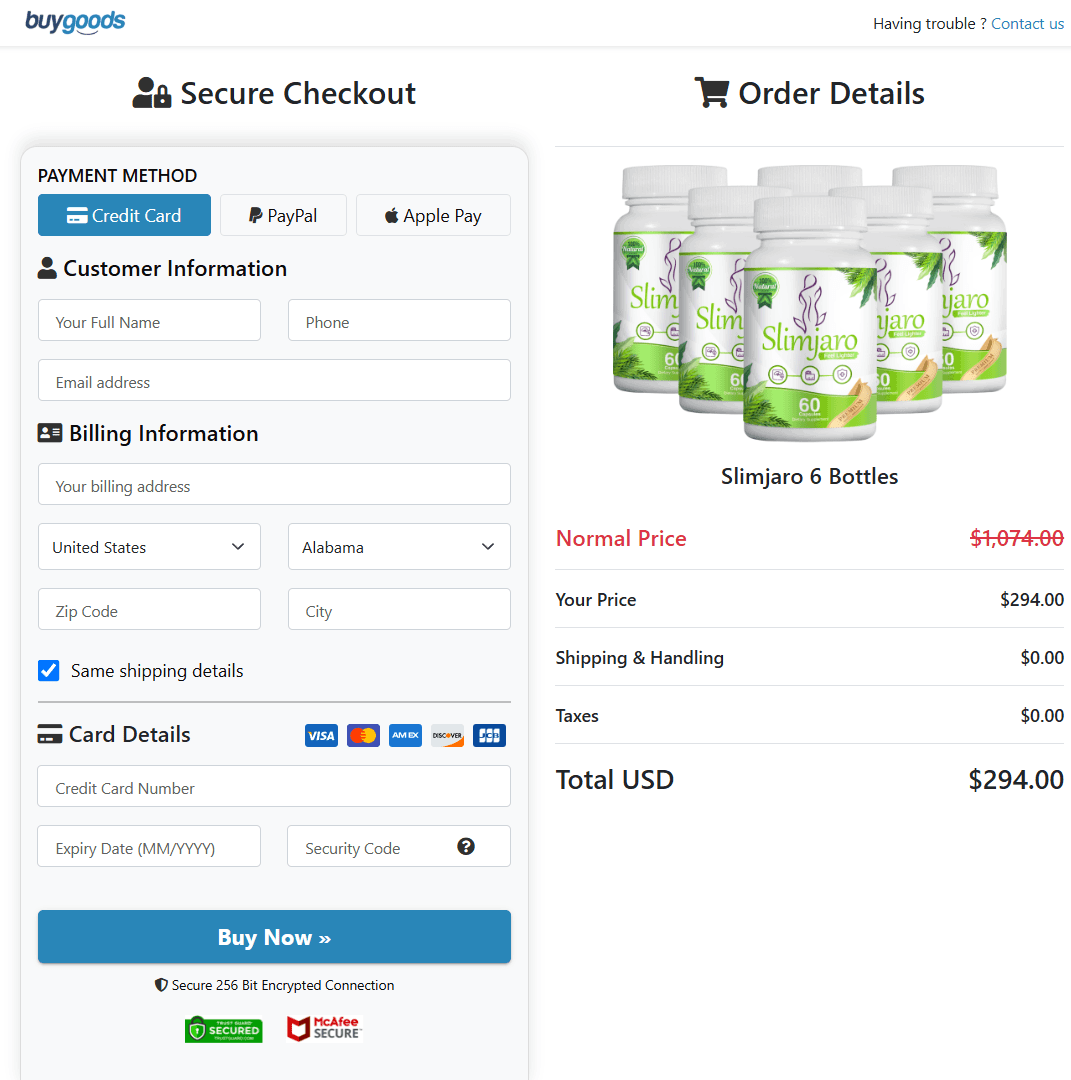 SlimJaro official website