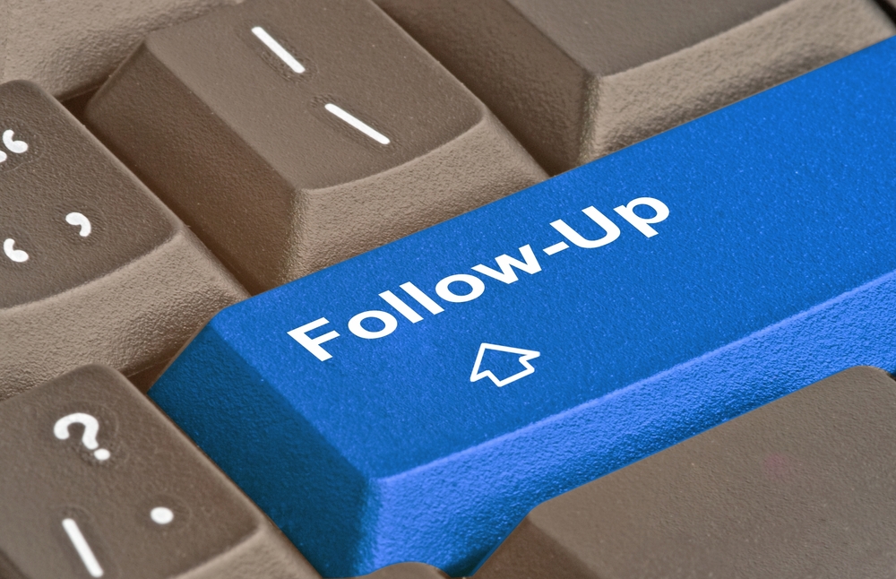 Automated follow-up workflow 