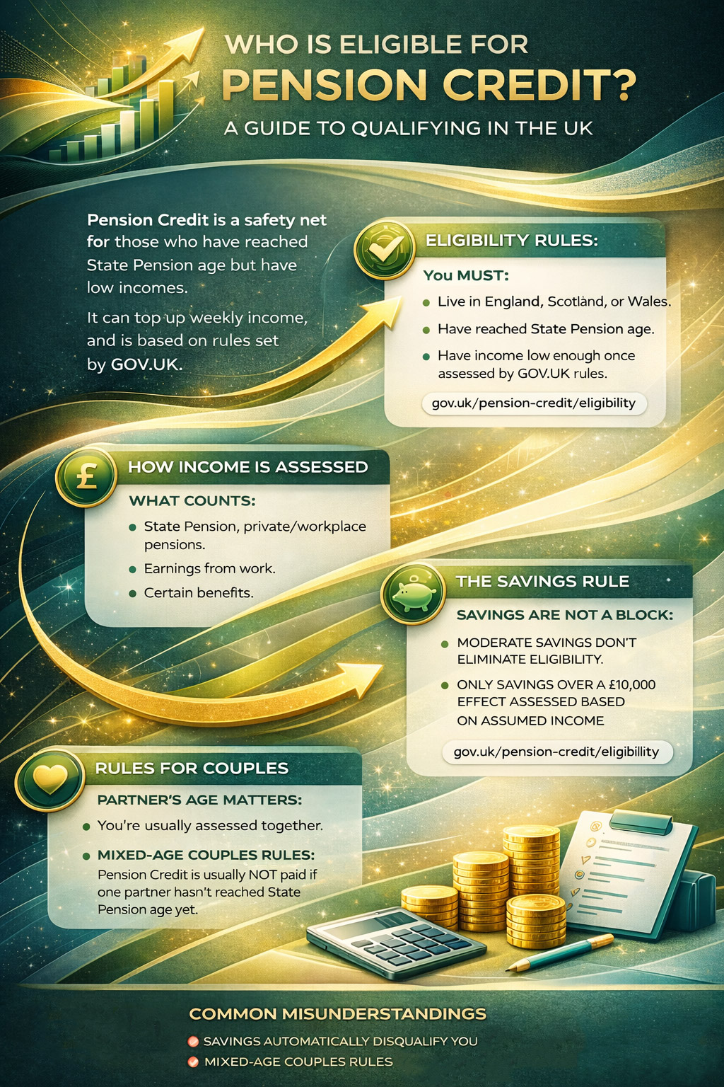 Who is eligible for pension credit Infographic Who is eligible for pension credit Infographic