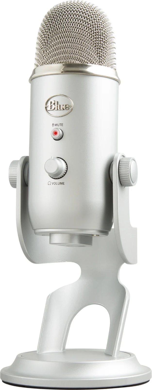 Photo d'un microphone Blue Yeti gris Photo d'un microphone Blue Yeti gris