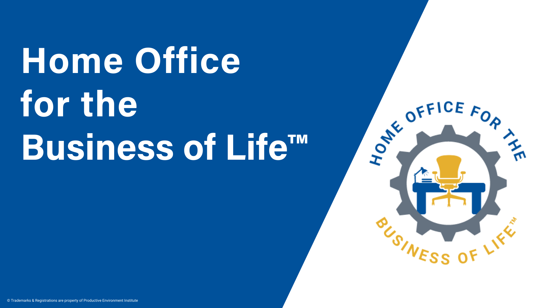 Home Office for the Business of Life™ 4 Week LIVE Bootcamp