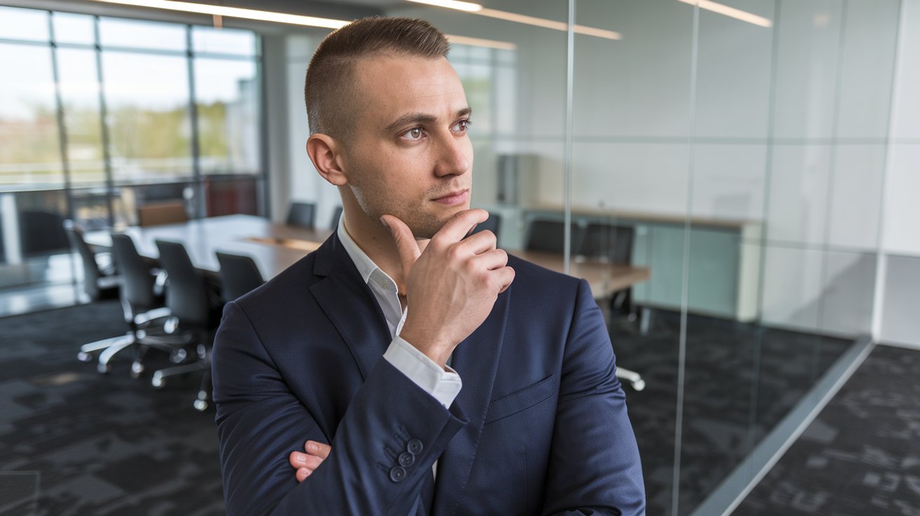 Small Business Owner Thinking Small Business Owner Thinking