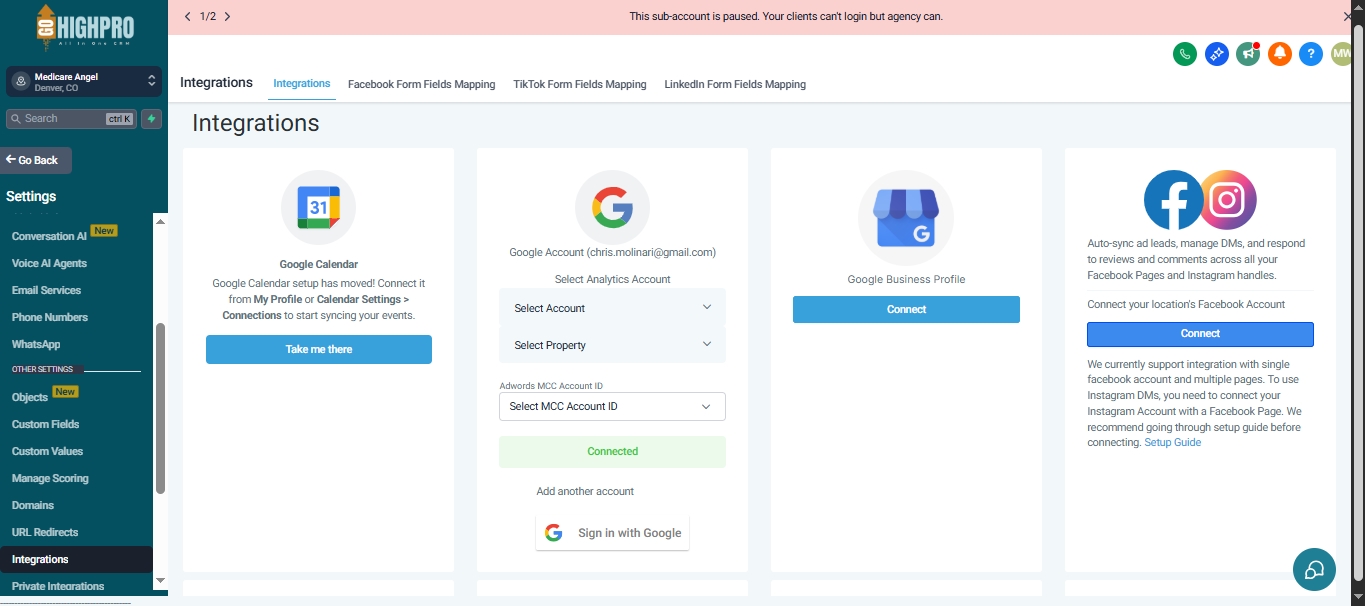 Zoom and Google Account Zoom and Google Account