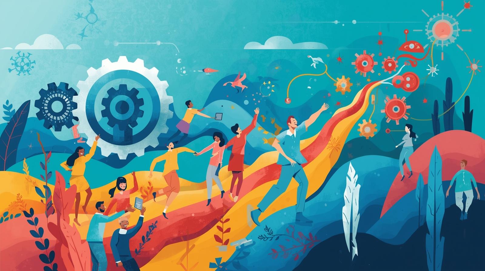 blend of joy and systems/structure.