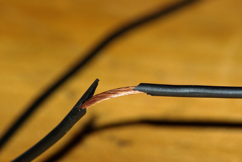 Fraying Electric Wire