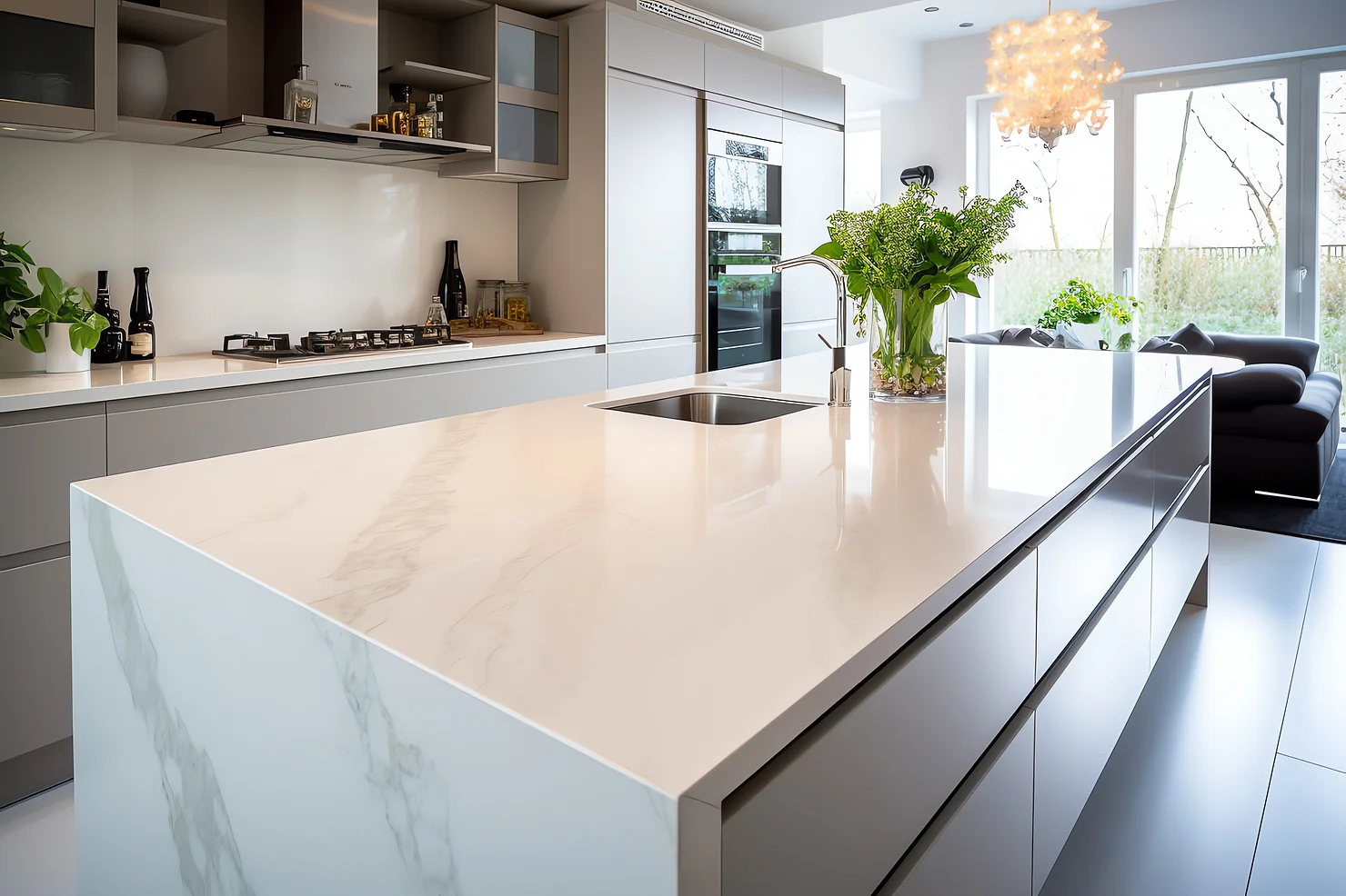 Quartz Worktop Midland Home Kitchen