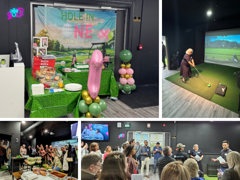 Photos of past events hosted at Club X Indoor Golf Photos of past events hosted at Club X Indoor Golf