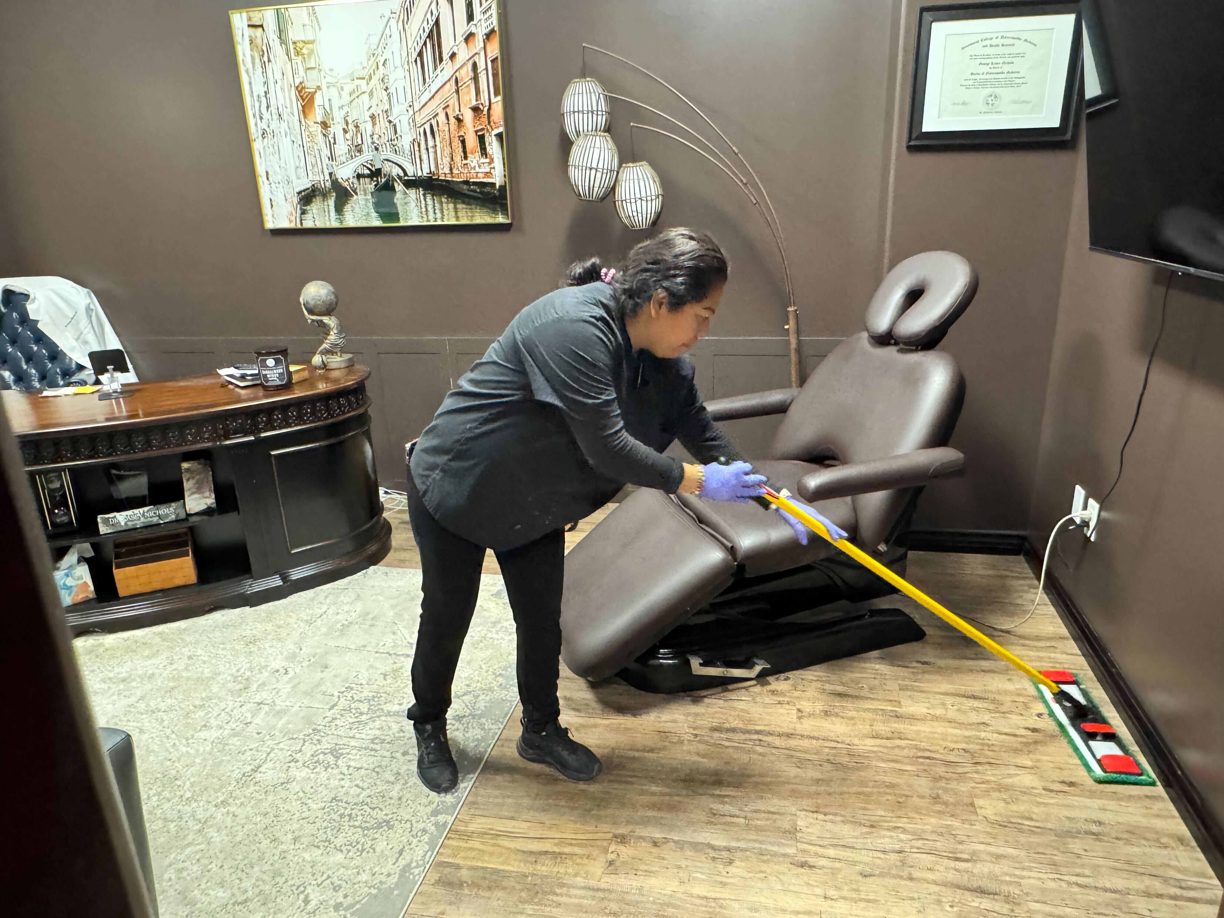 Professional clean office space representing Clean Cycle's commercial cleaning results