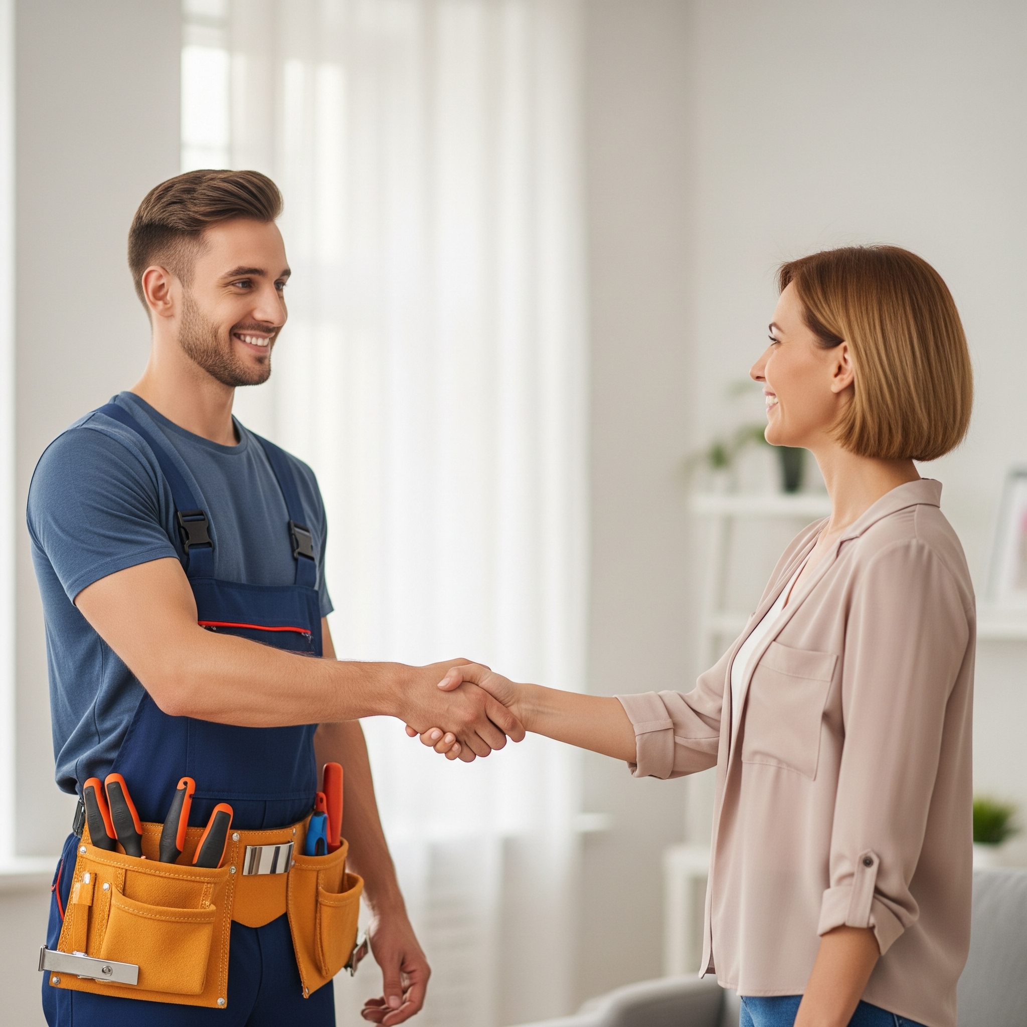 "Happy client secured through professional follow-up system"