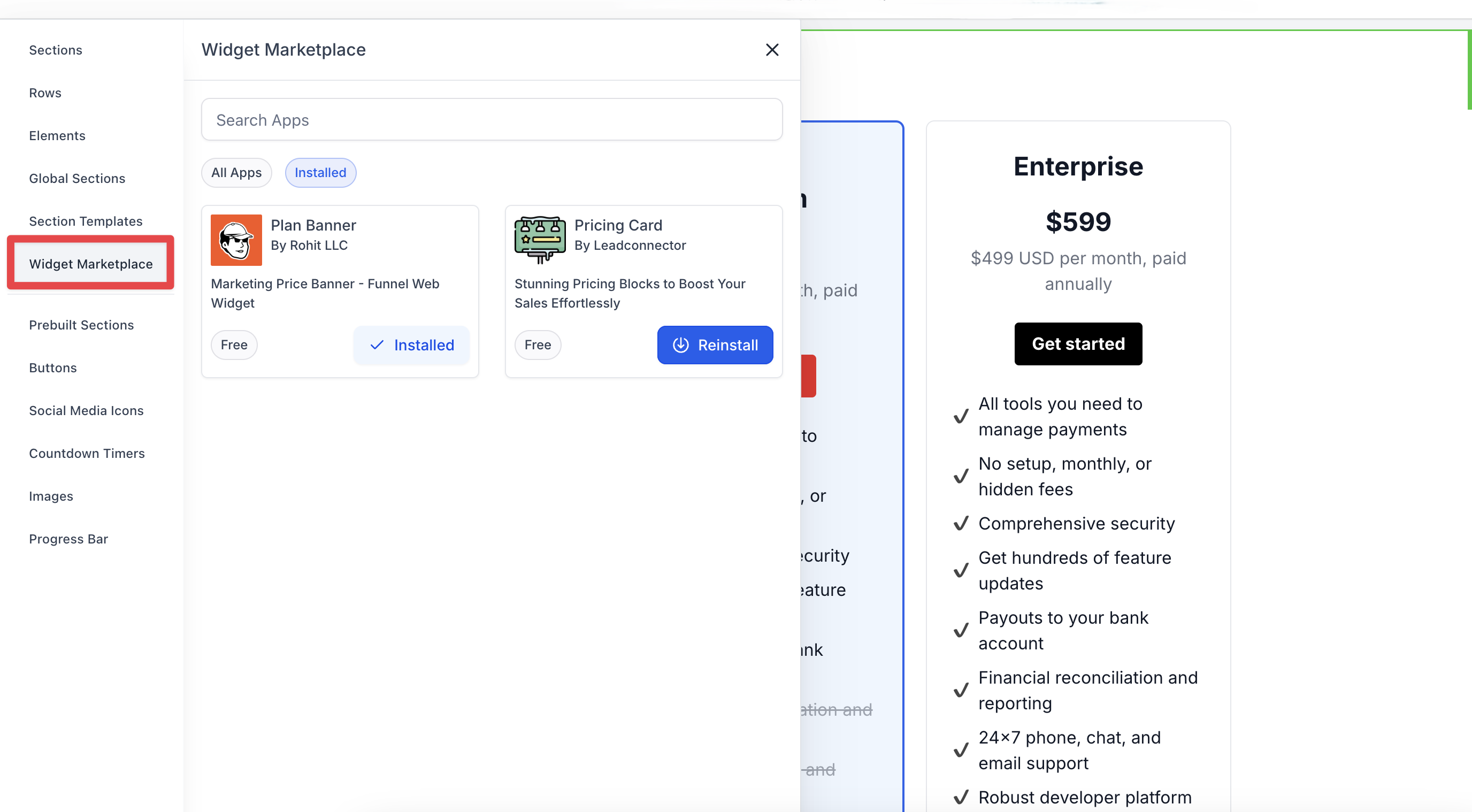 App Marketplace: Web Widgets 1 App Marketplace: Web Widgets 1
