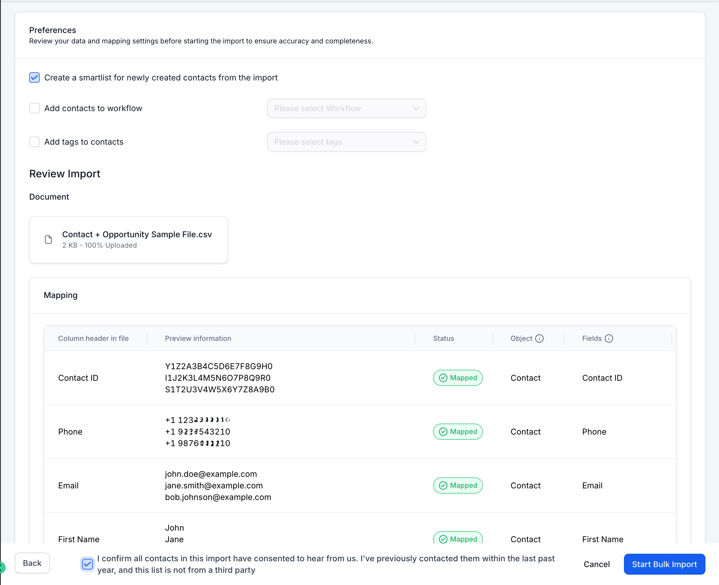 CRM: Import Contacts & Opportunities 5 CRM: Import Contacts & Opportunities 5