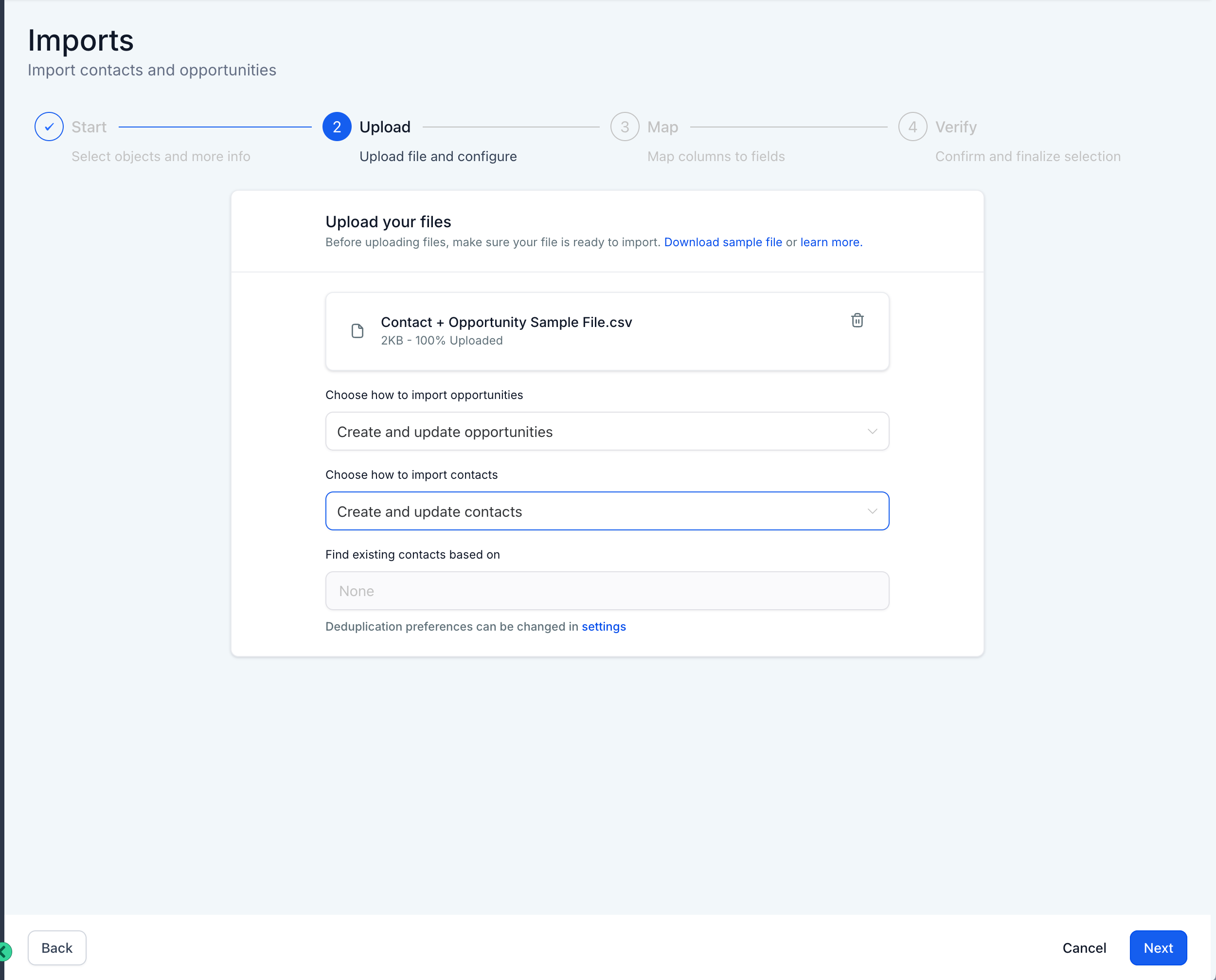 CRM: Import Contacts & Opportunities 3 CRM: Import Contacts & Opportunities 3