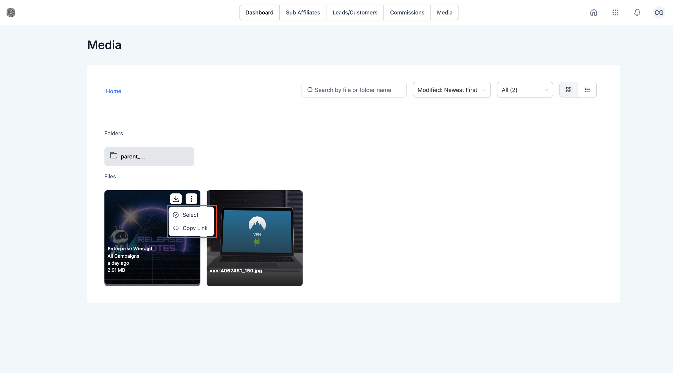 Affiliate Manager: Improved Media Library 3 Affiliate Manager: Improved Media Library 3