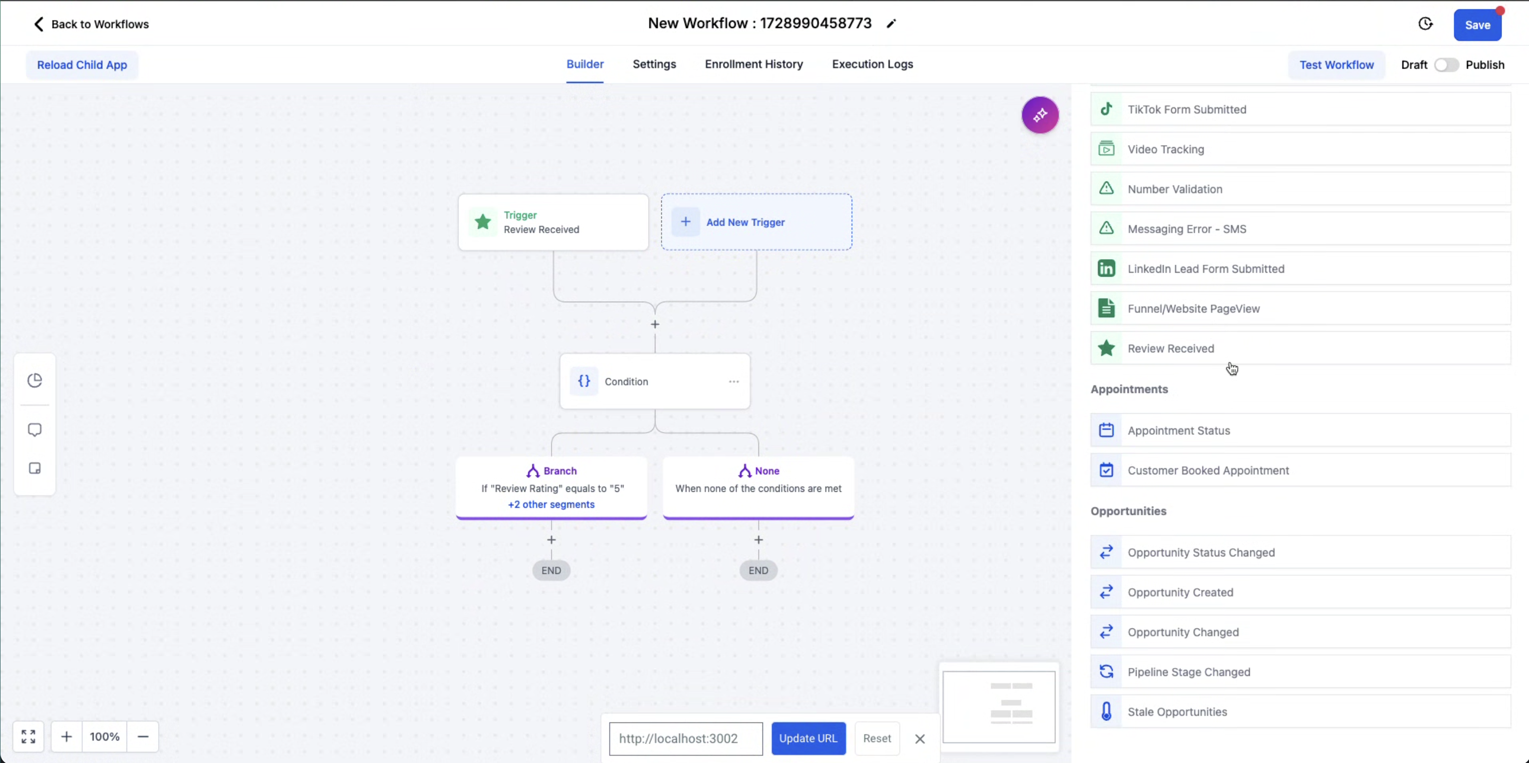 Reputation Management: New Review Trigger 1 Reputation Management: New Review Trigger 1