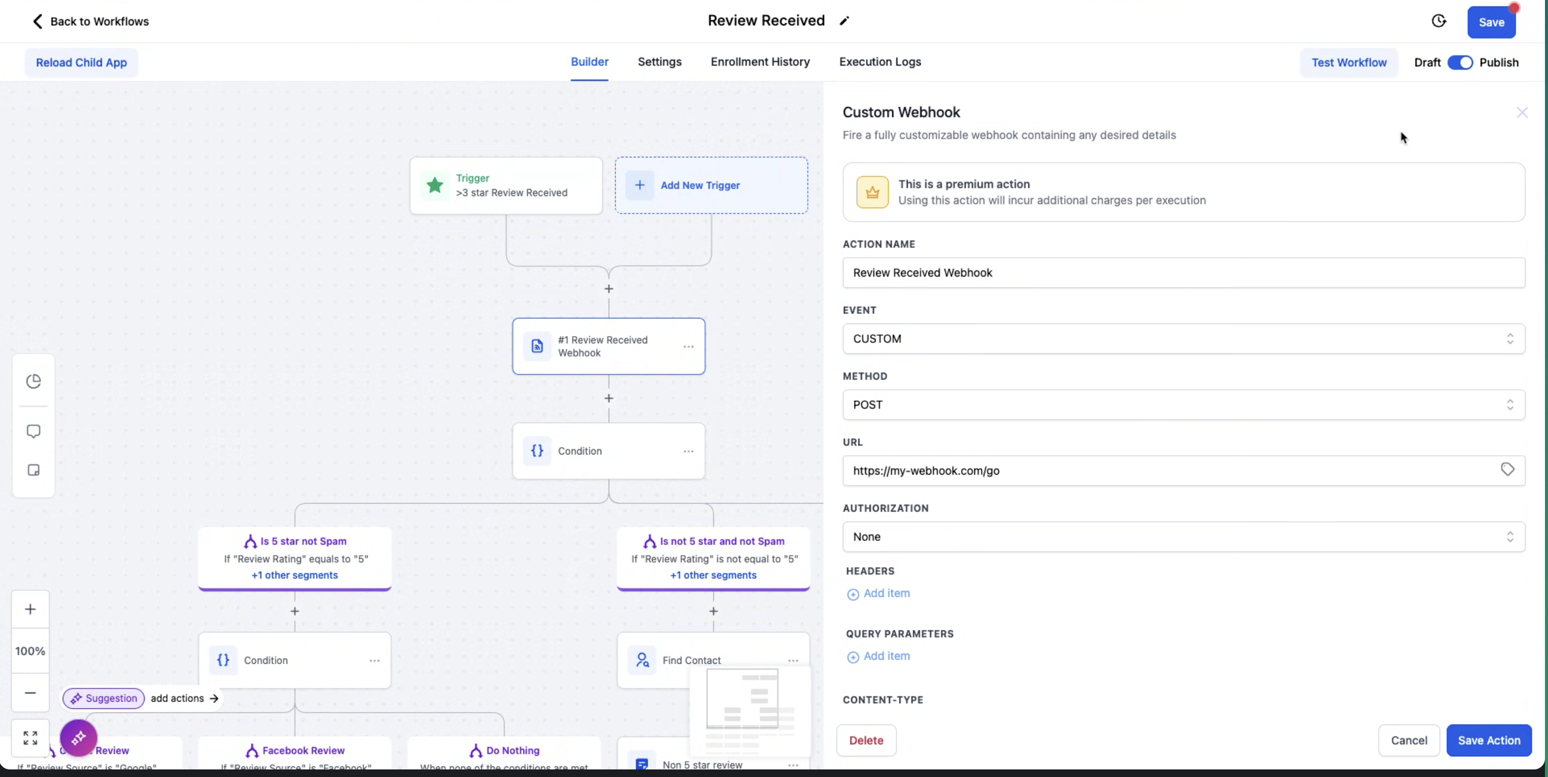 Reputation Management: New Review Trigger 3 Reputation Management: New Review Trigger 3