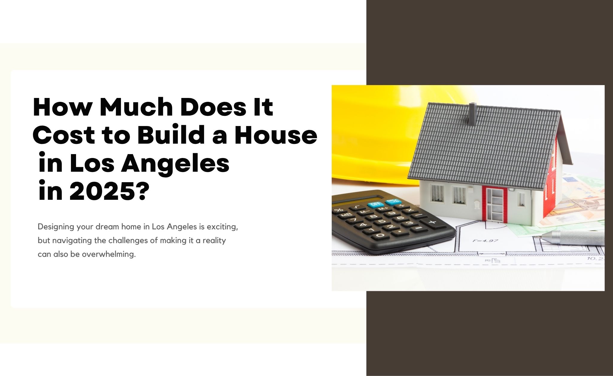 Cost to Build a House in LA Cost to Build a House in LA