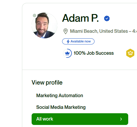 upwork profile picture