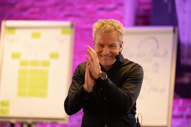 Andreas auf der Bühne